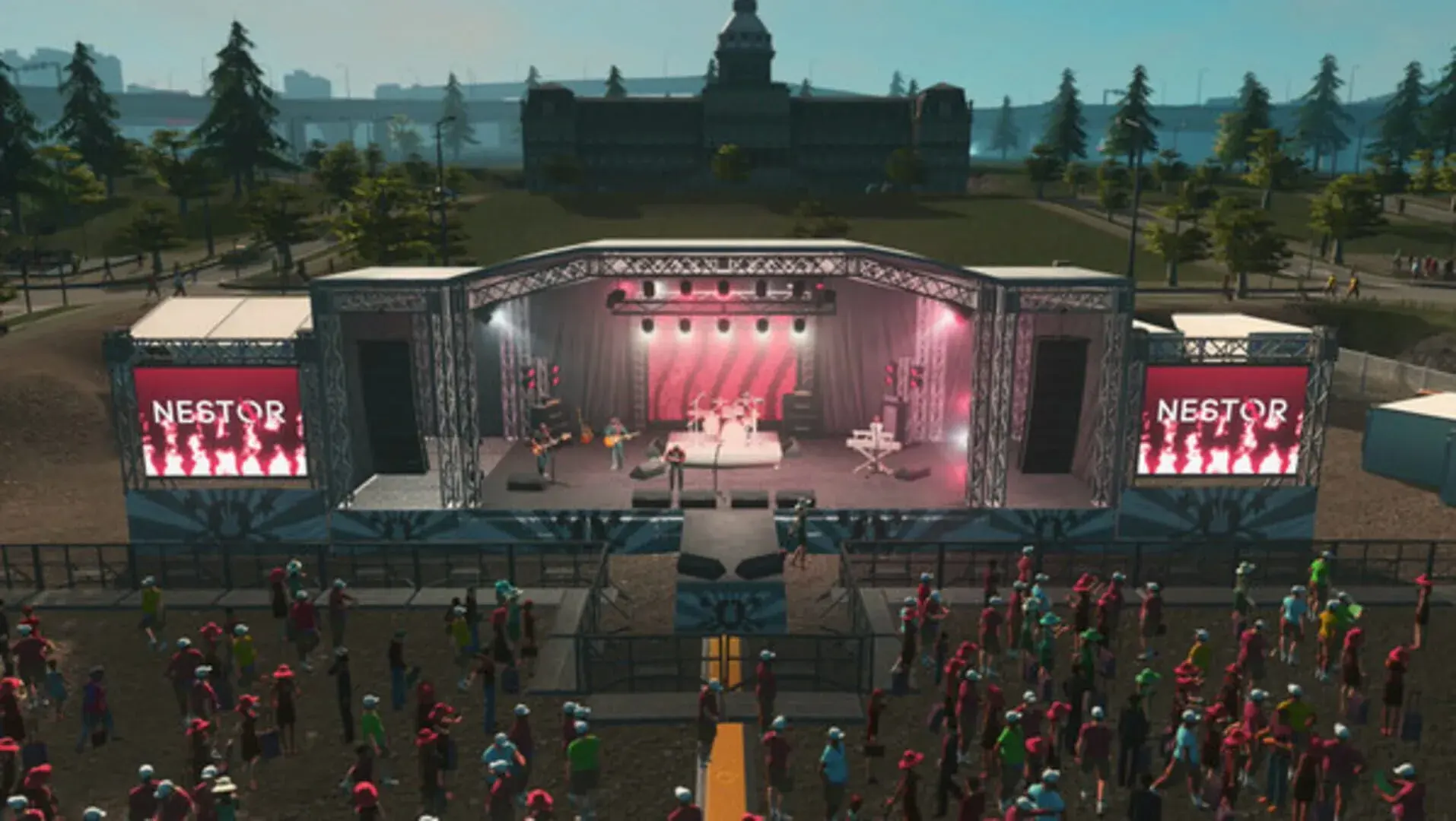 Cities: Skylines - Concerts - główny screenshot z gry