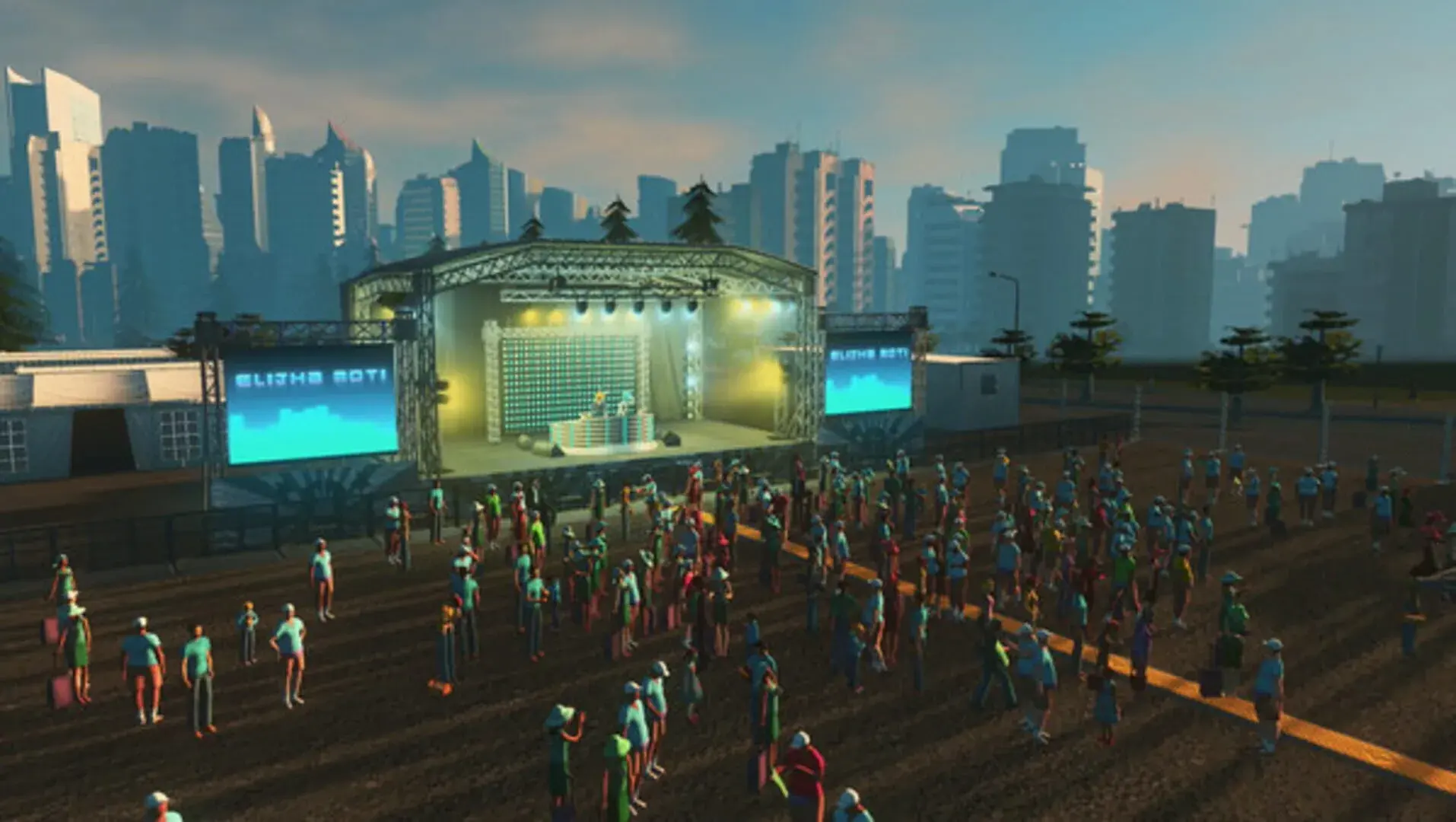 Cities: Skylines - Concerts - świat gry, lokacja