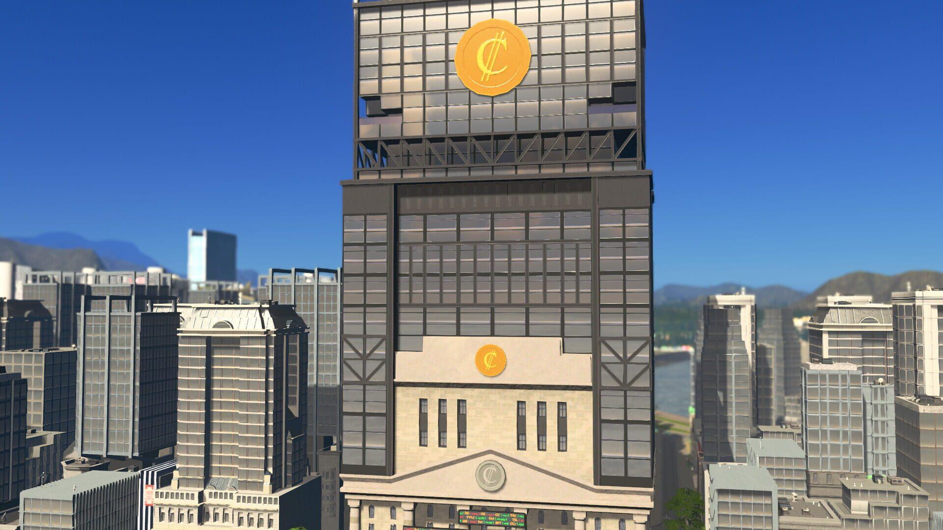 Cities: Skylines - Financial Districts - akcja w grze