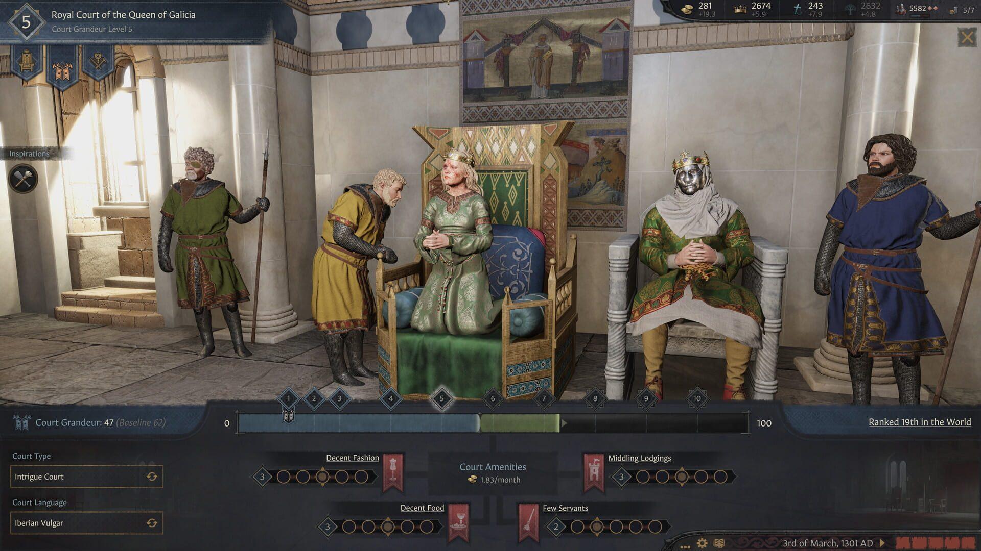 Crusader Kings III: Royal Court - główny screenshot z gry