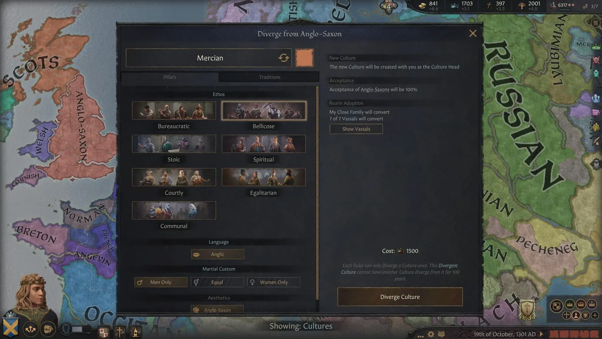 Crusader Kings III: Royal Court: Royal Edition - gameplay screenshot