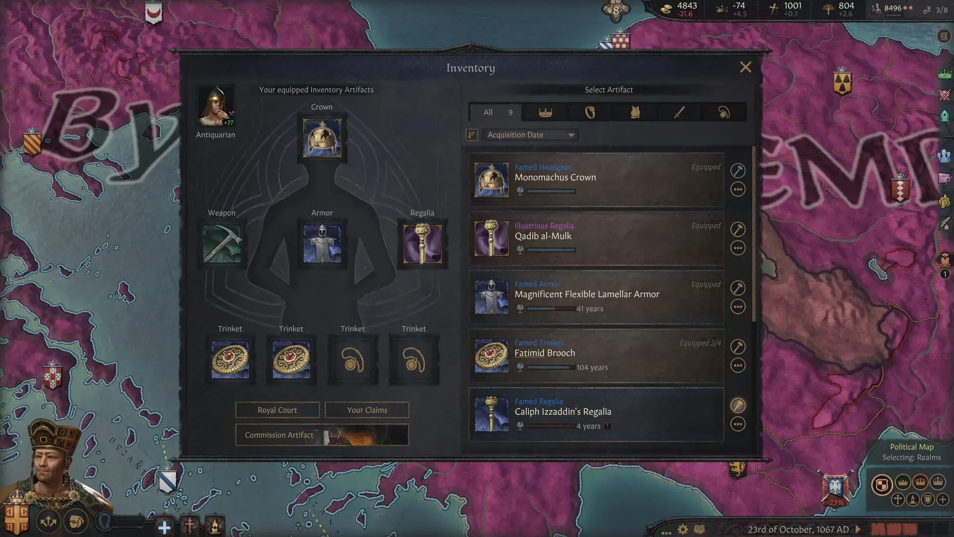 Crusader Kings III: Royal Court: Royal Edition - świat gry, lokacja