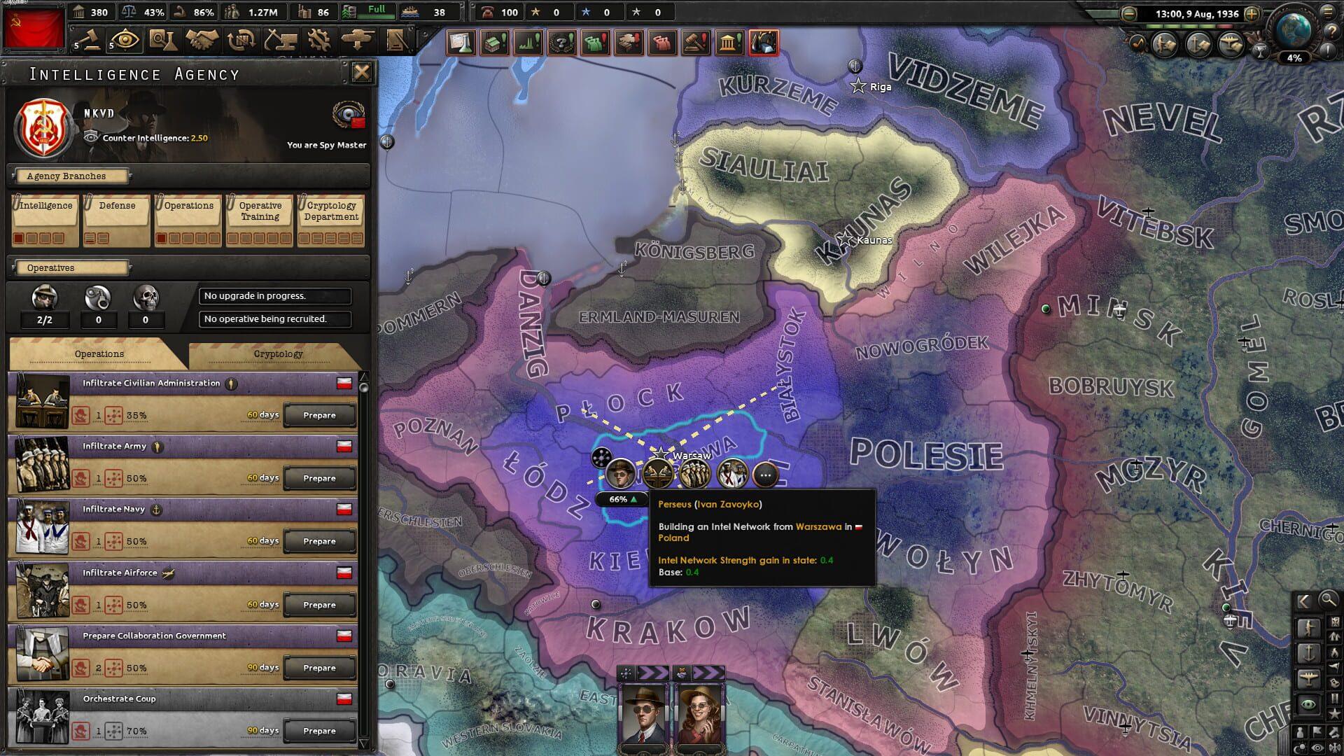 Expansion - Hearts of Iron IV: La Résistance - gameplay screenshot