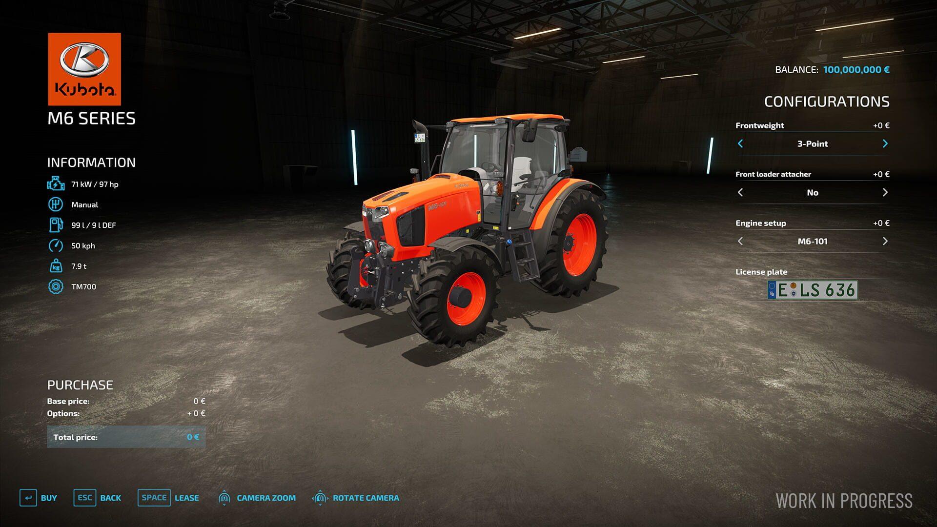 Farming Simulator 22: Kubota Pack - akcja w grze