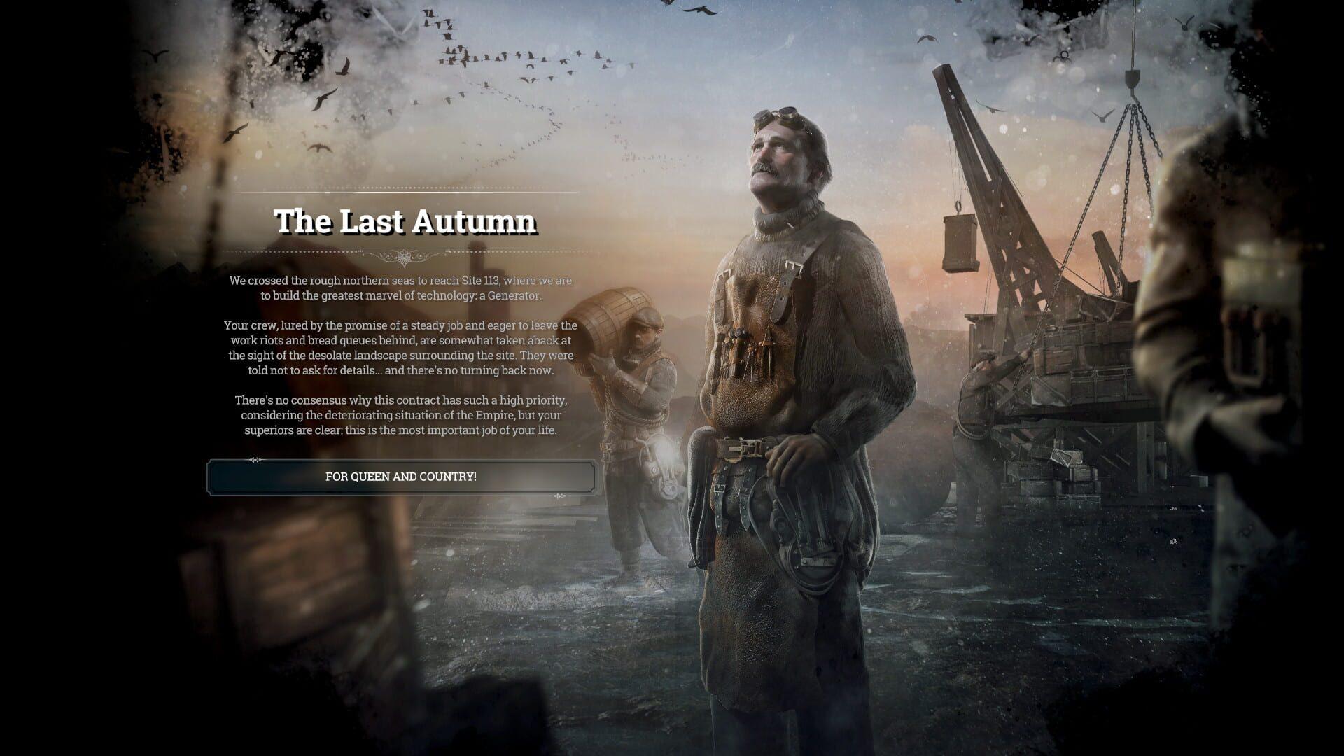 Frostpunk: The Last Autumn - świat gry, lokacja