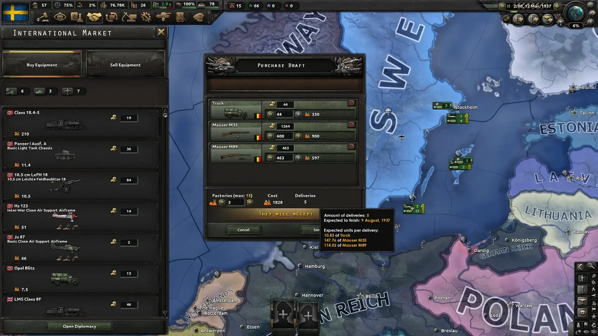 Hearts of Iron IV: Arms Against Tyranny - główny screenshot z gry
