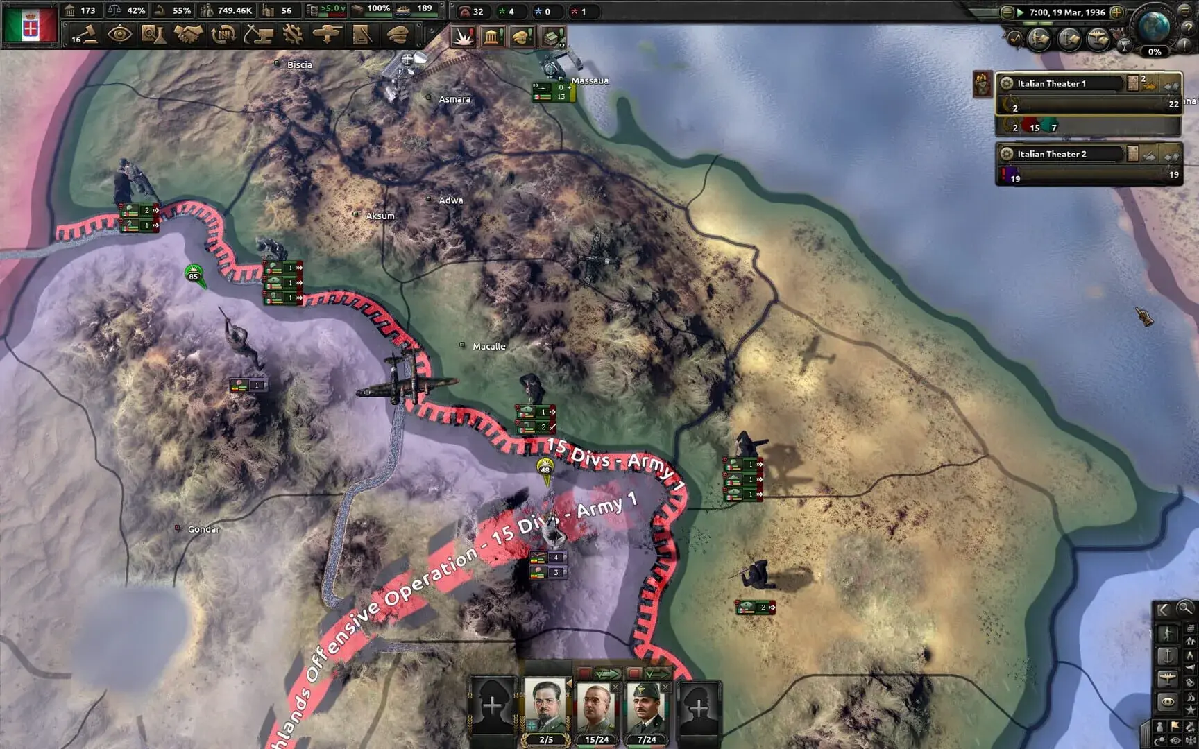 Hearts of Iron IV: By Blood Alone - świat gry, lokacja