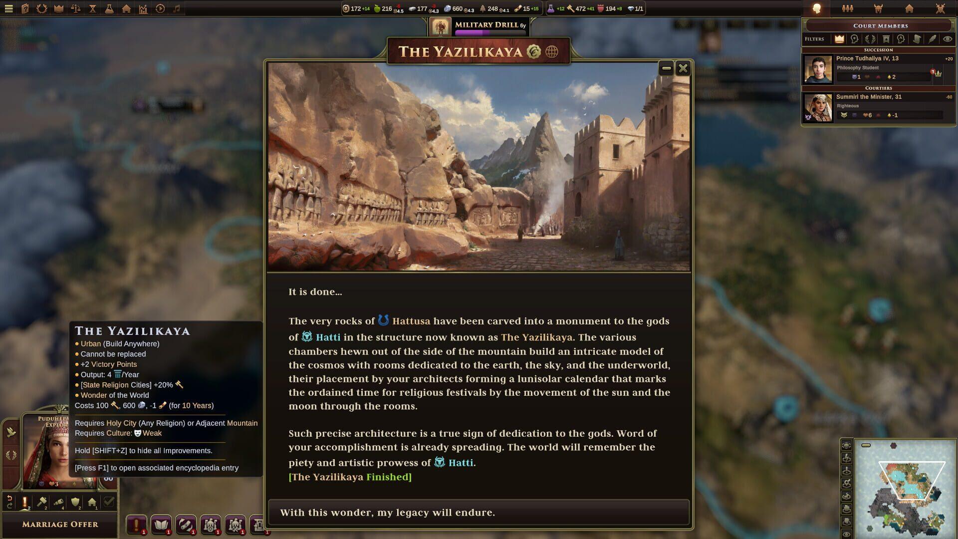 Old World: Wonders and Dynasties - akcja w grze