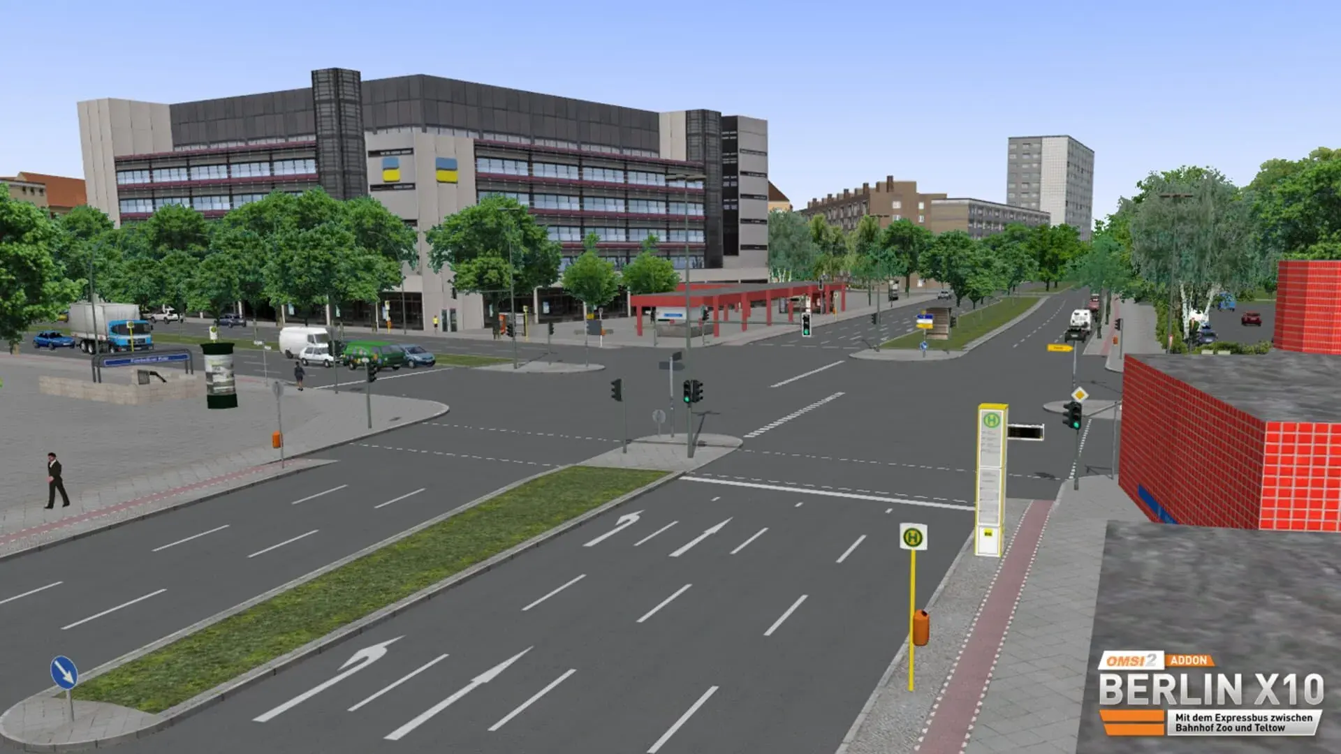 OMSI 2: Berlin X10 - świat gry, lokacja