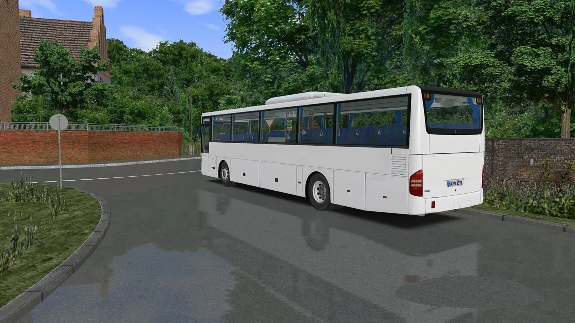 Omsi 2: Coach O560 Series - gameplay screenshot
