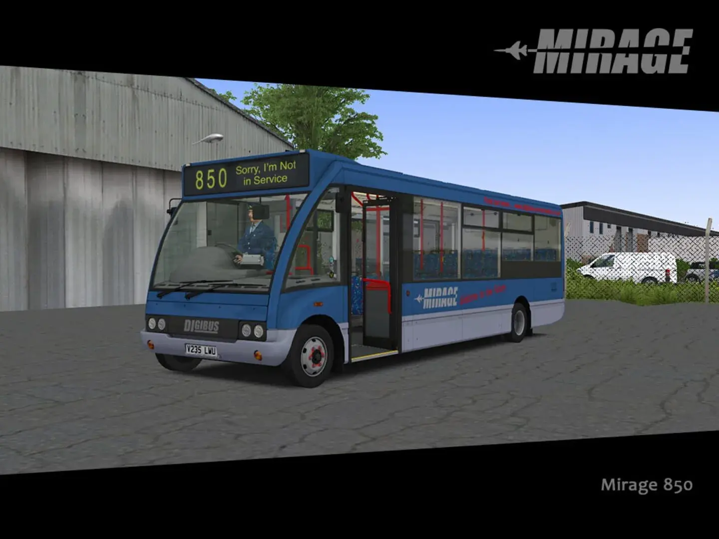 Omsi 2: Digibus Mirage - świat gry, lokacja