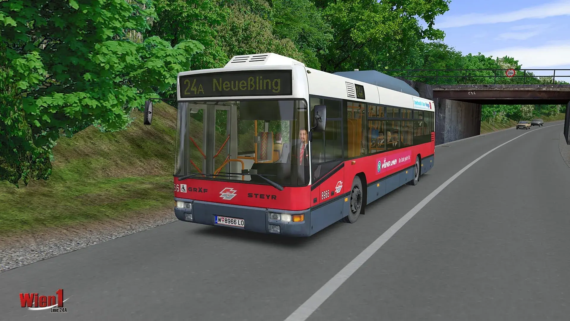 OMSI 2: Vienna 1 - Line 24A - świat gry, lokacja
