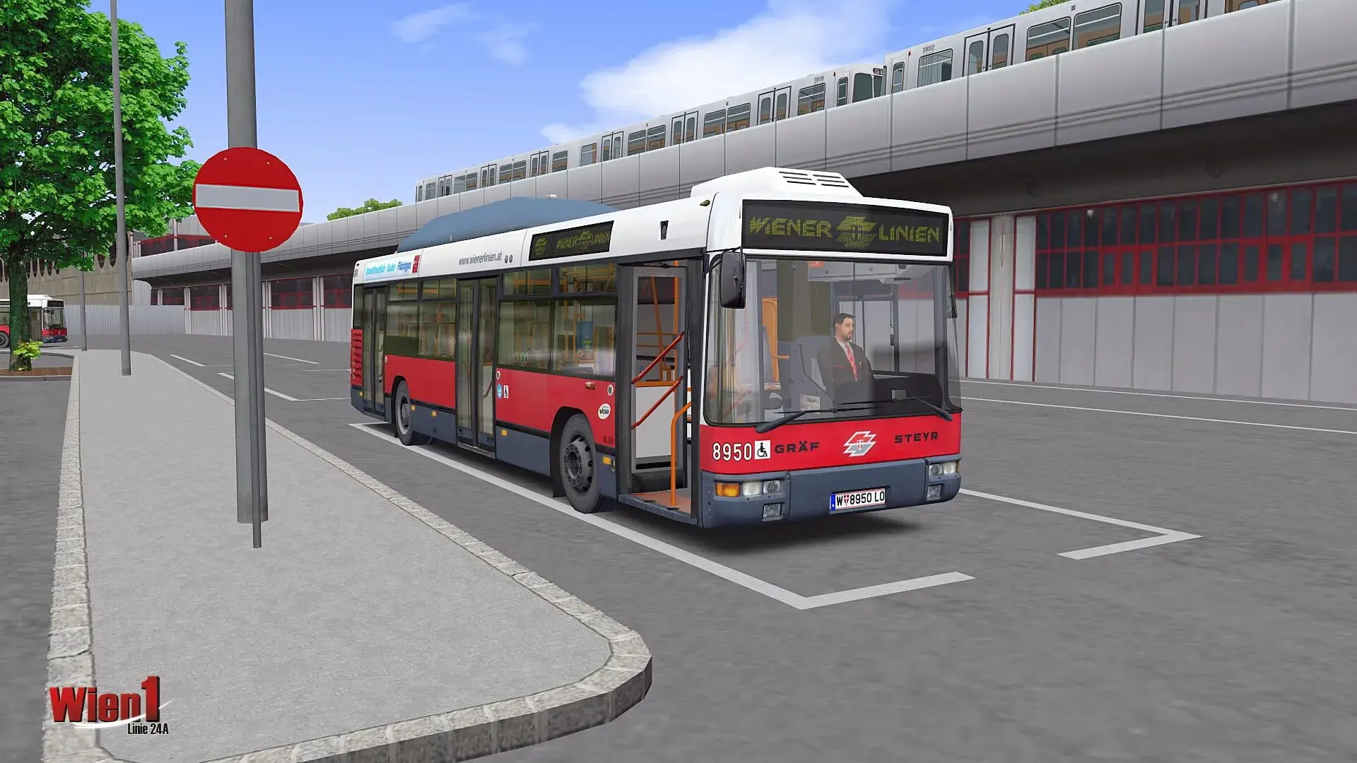 OMSI 2: Vienna 1 - Line 24A - akcja w grze