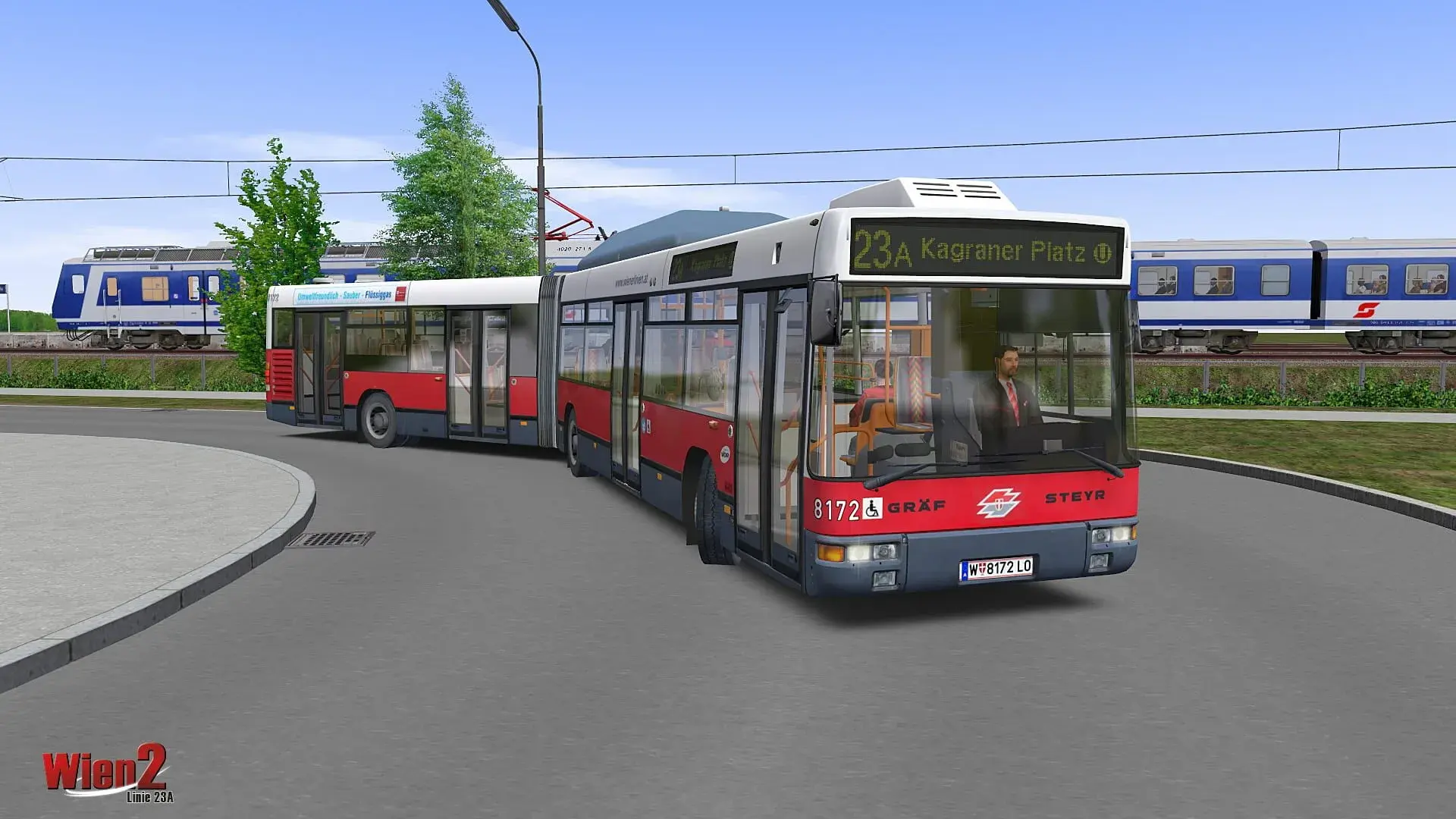 OMSI 2: Vienna 2 - Line 23A - główny screenshot z gry
