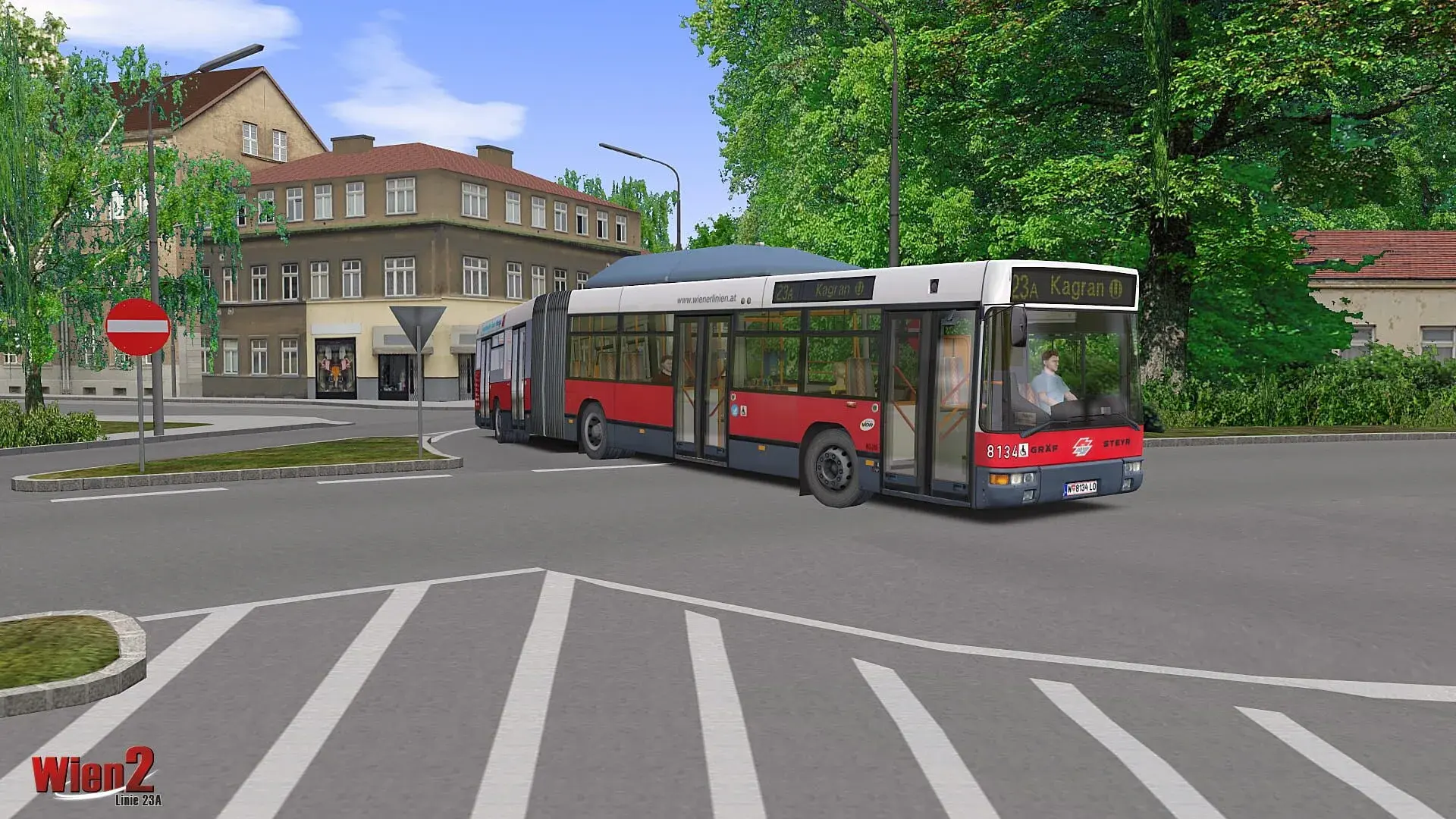 OMSI 2: Vienna 2 - Line 23A - gameplay screenshot