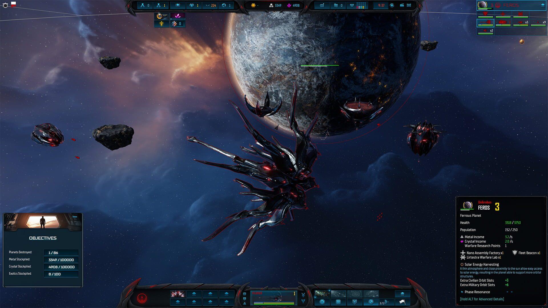 Sins of a Solar Empire II: Paths to Power - główny screenshot z gry