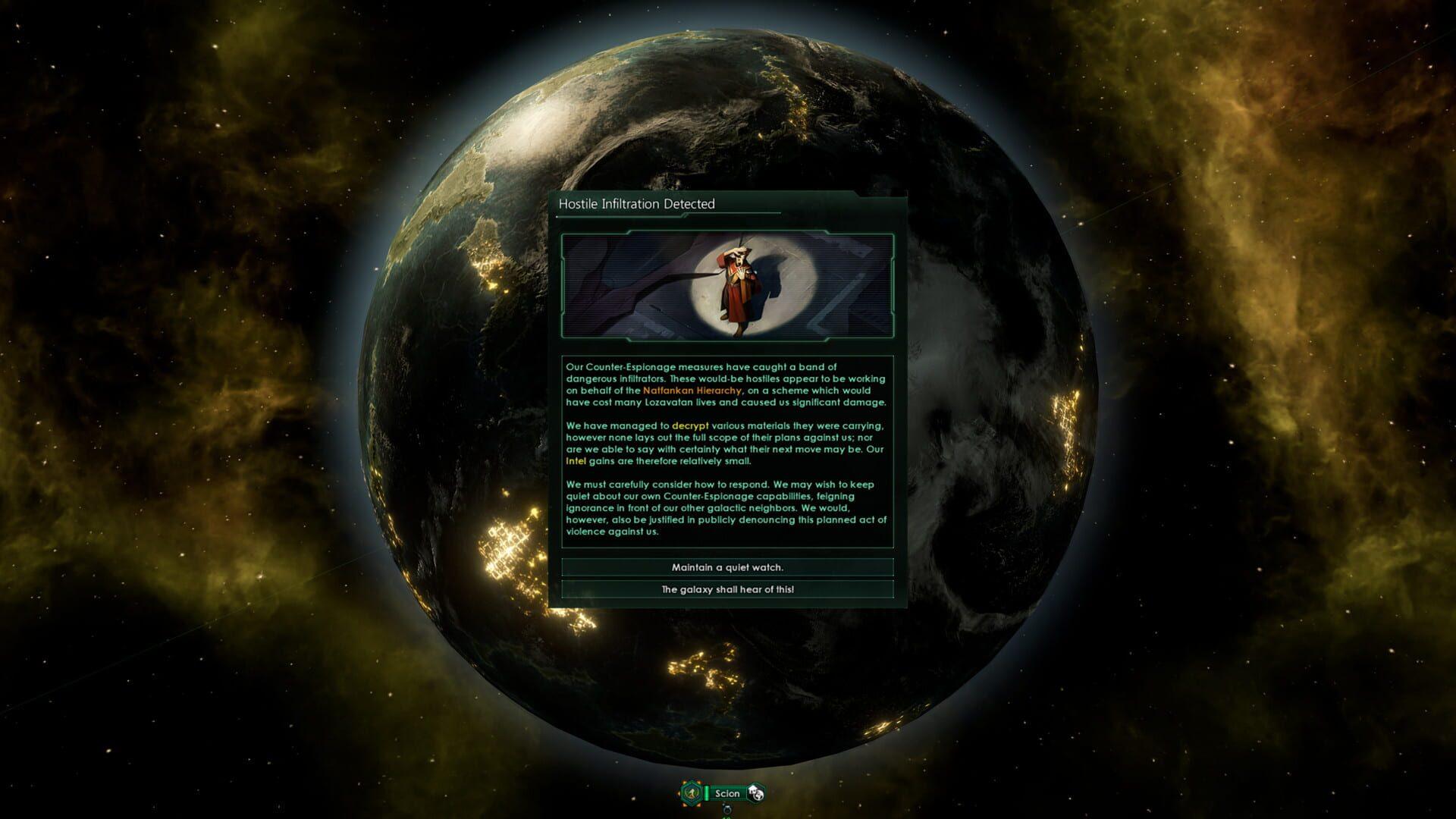 Stellaris: Nemesis - akcja w grze