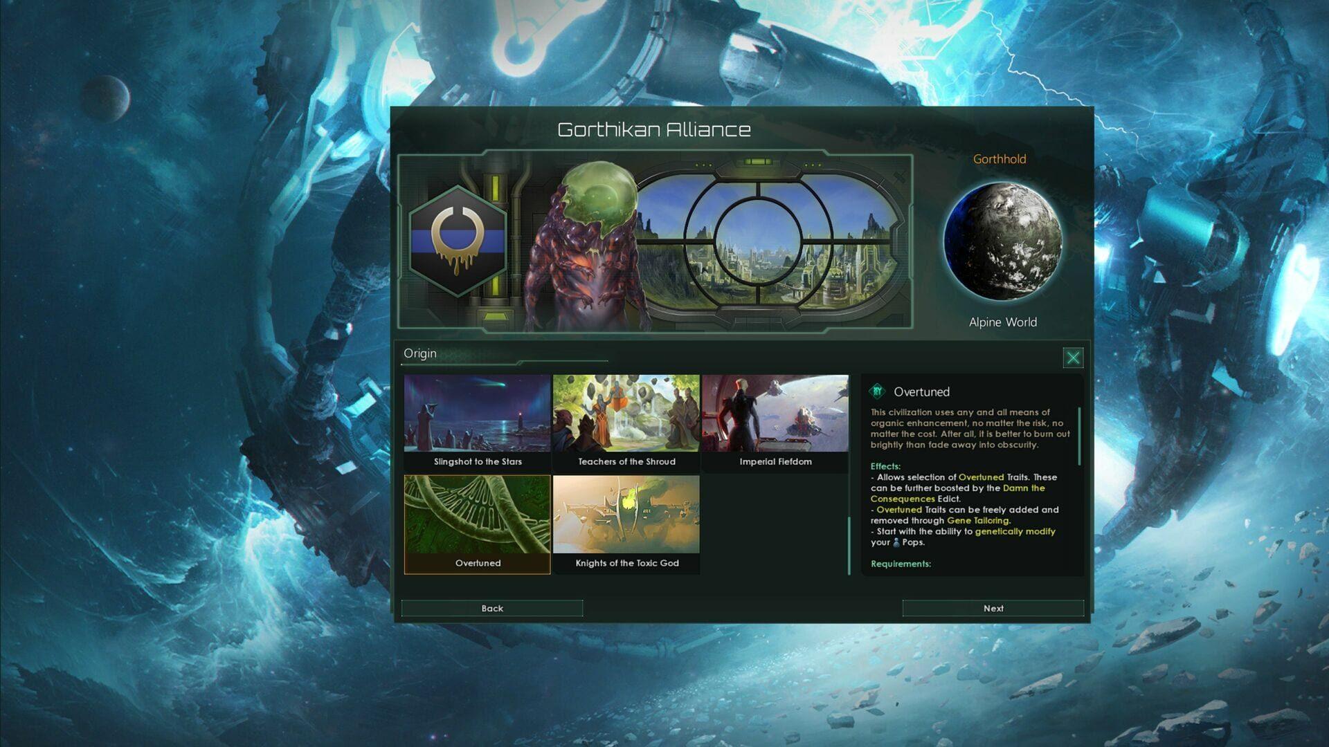 Stellaris: Toxoids Species Pack - świat gry, lokacja