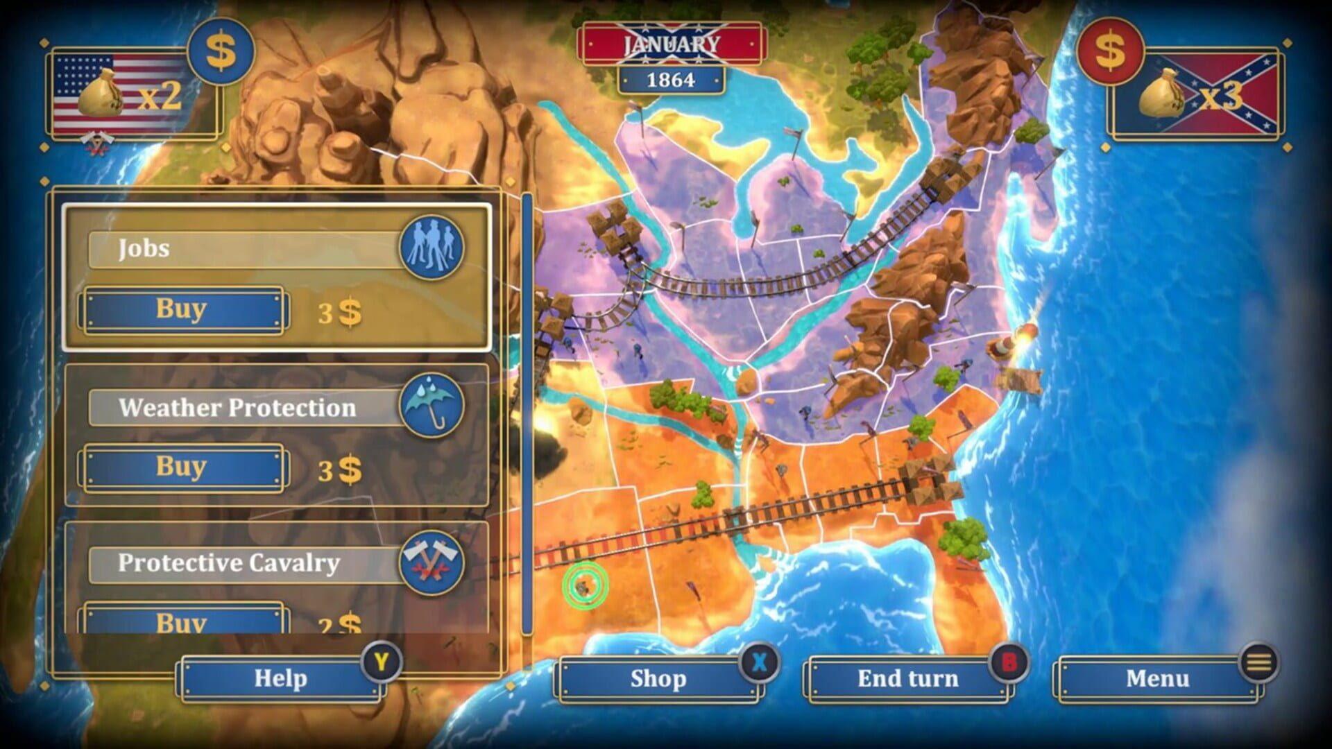 The Bluecoats: North & South - gameplay screenshot