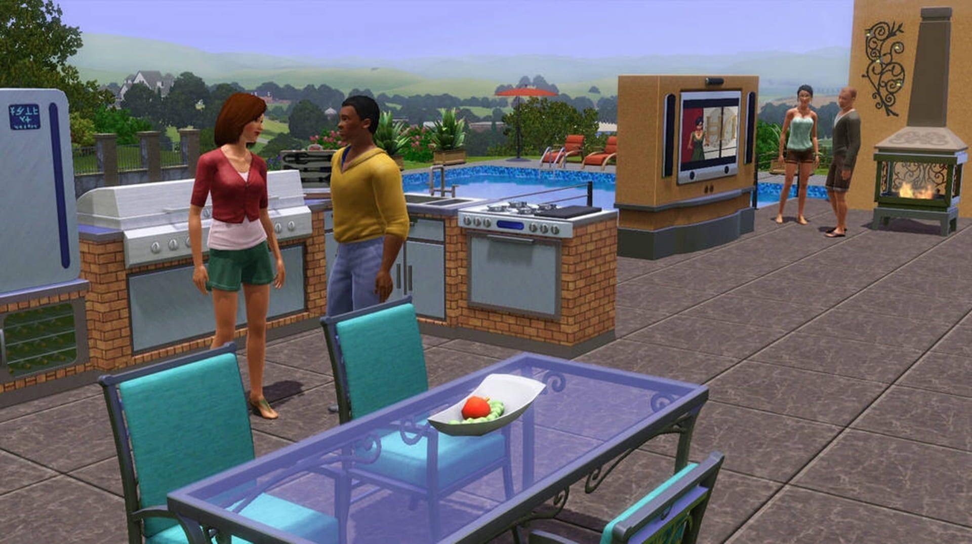 The Sims 3: Outdoor Living Stuff - główny screenshot z gry