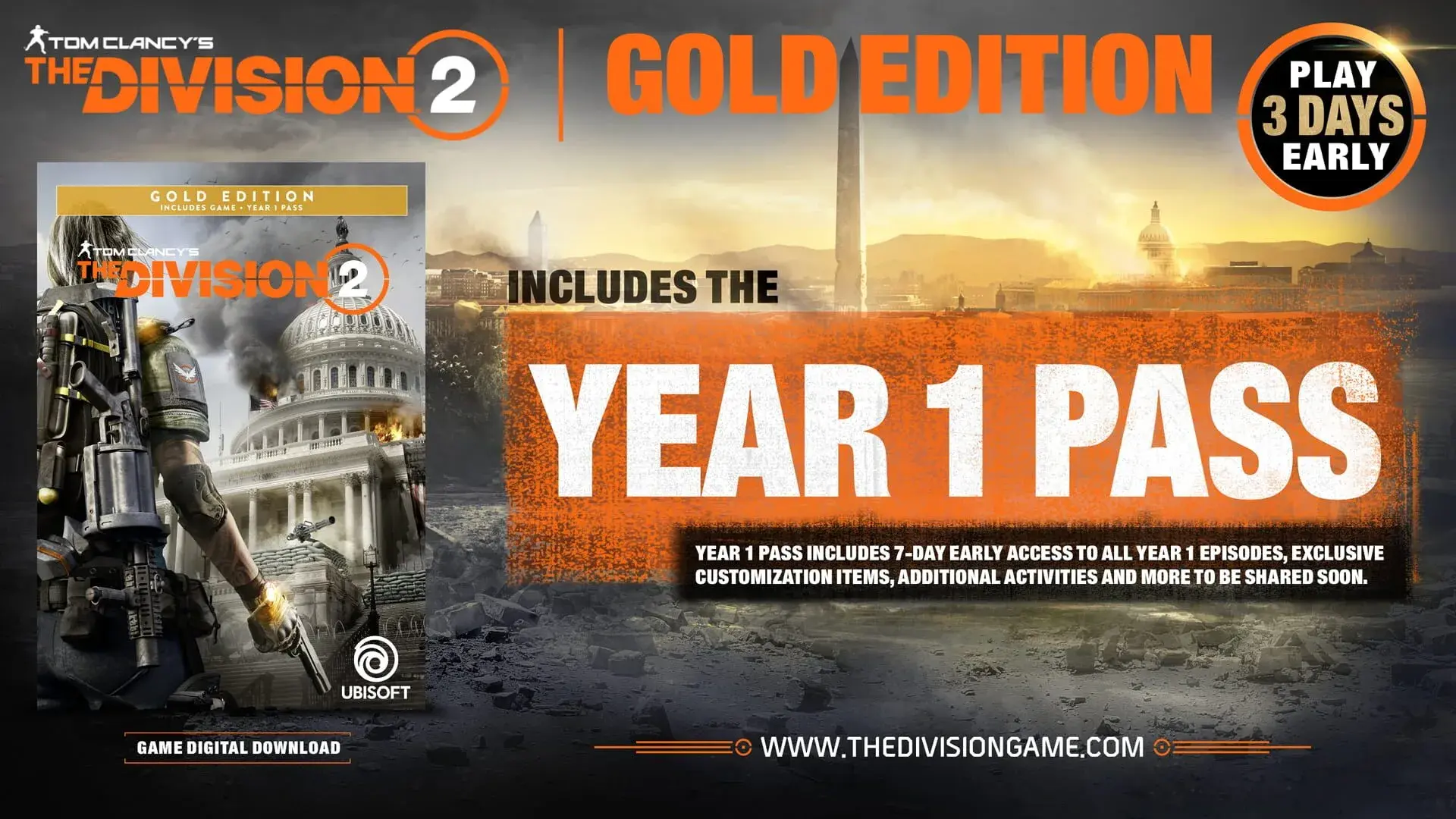 Tom Clancy's The Division 2: Gold Edition - główny screenshot z gry