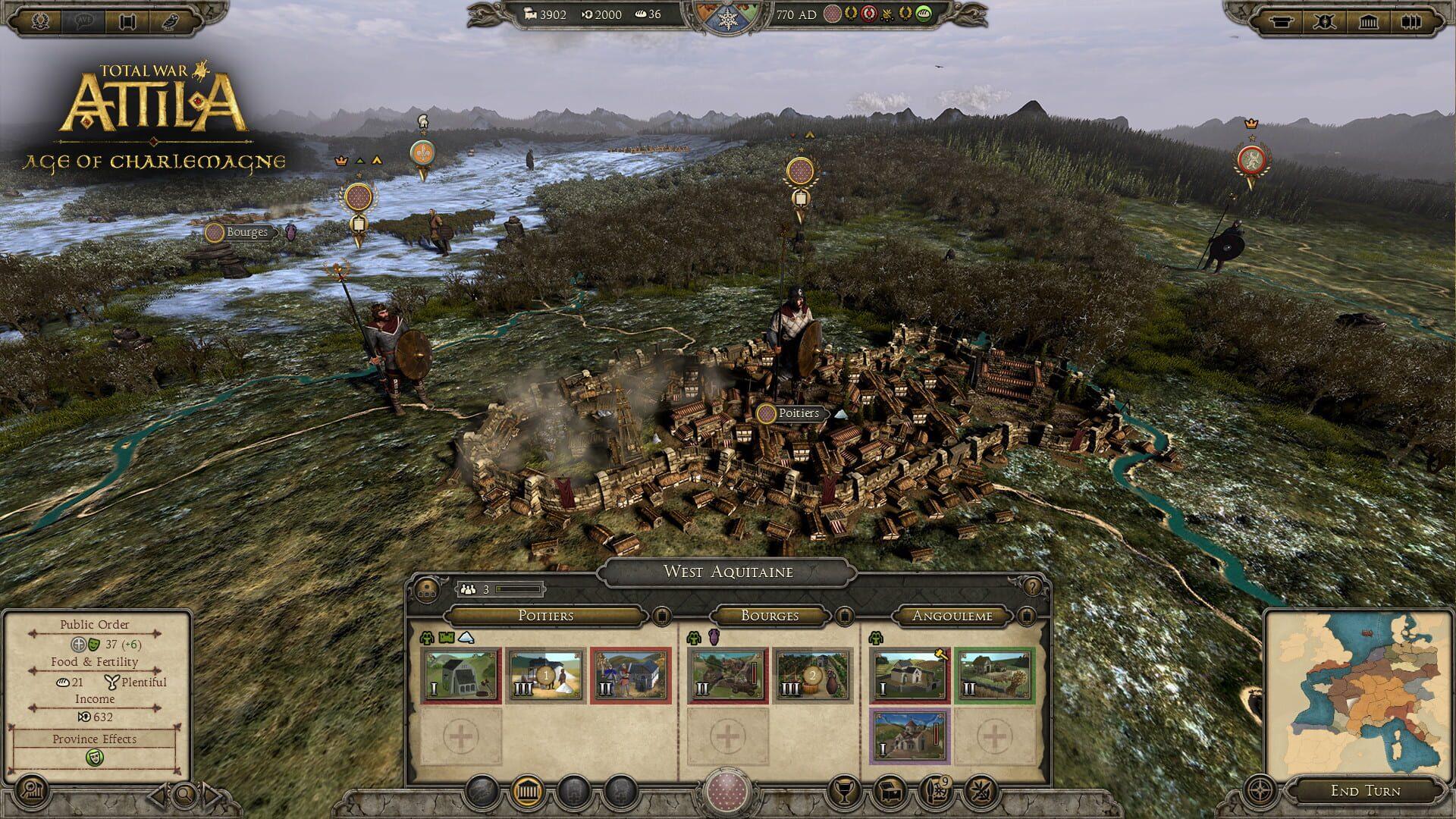 Total War: Attila - Age of Charlemagne Campaign Pack - akcja w grze