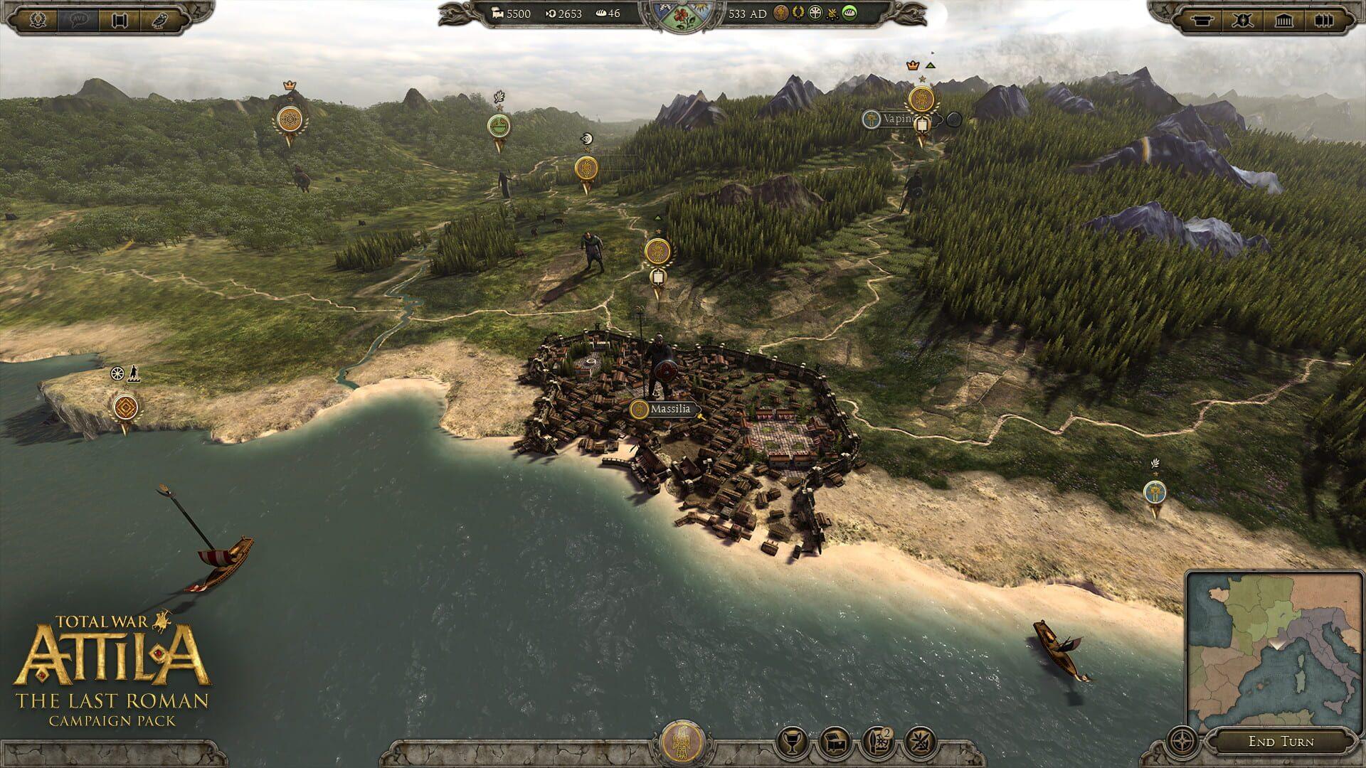 Total War: Attila - The Last Roman Campaign Pack - akcja w grze