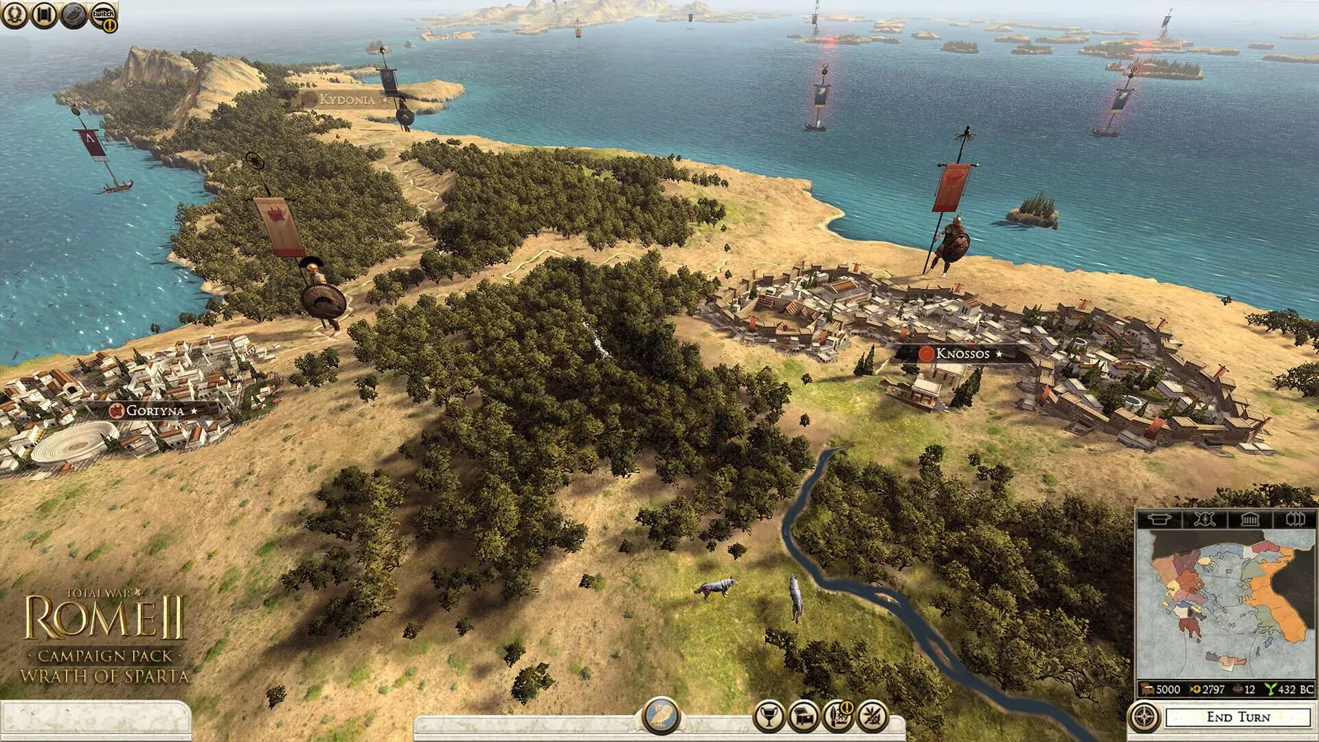 Total War: Rome II - Campaign Pack: Wrath of Sparta - główny screenshot z gry