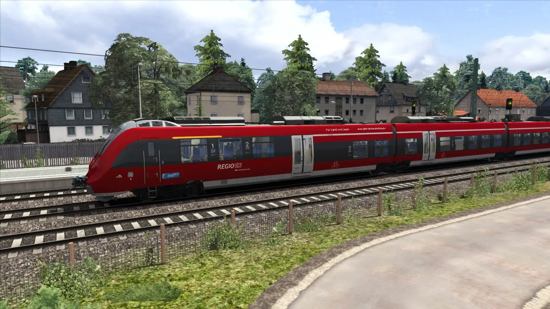 Train Simulator 2021: DB BR 442 'Talent 2' EMU - świat gry, lokacja