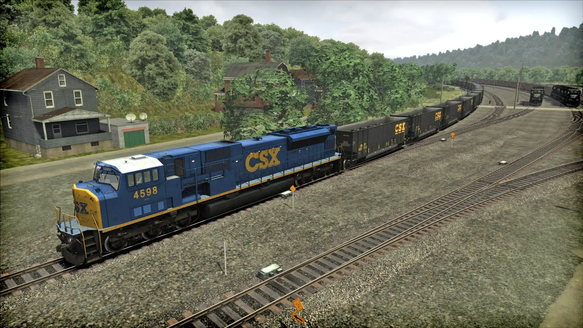 Train Simulator: CSX SD80MAC Loco Add-On - gameplay screenshot