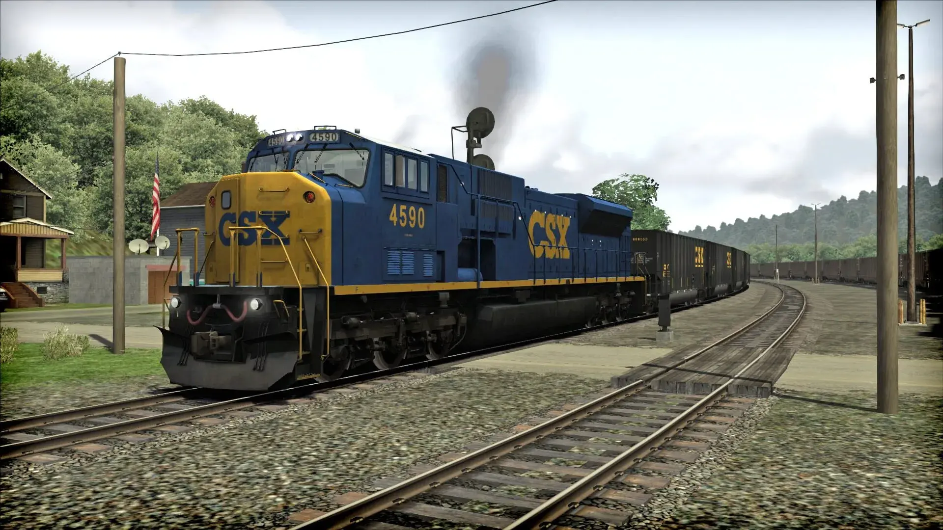 Train Simulator: CSX SD80MAC Loco Add-On - świat gry, lokacja