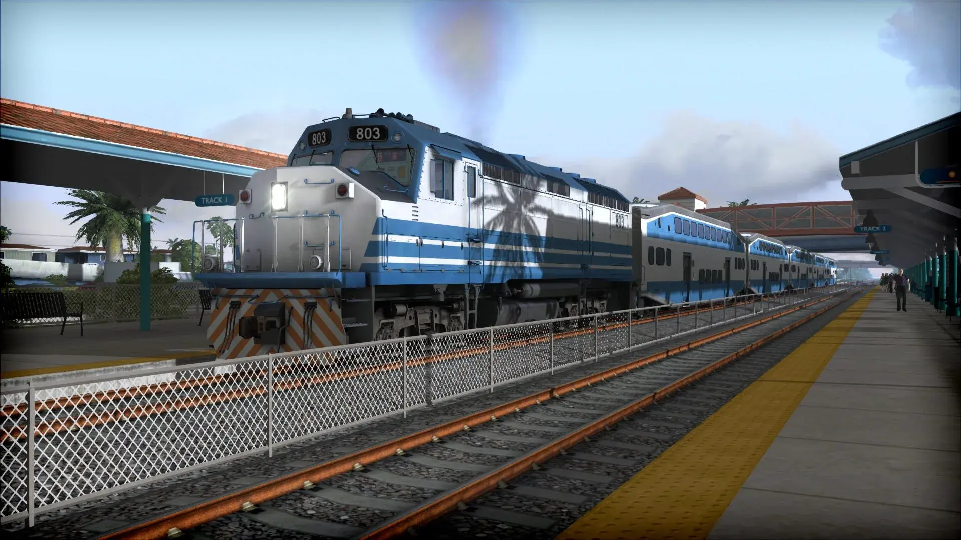 Train Simulator: Miami Commuter Rail F40PHL-2 Loco Add-On - akcja w grze