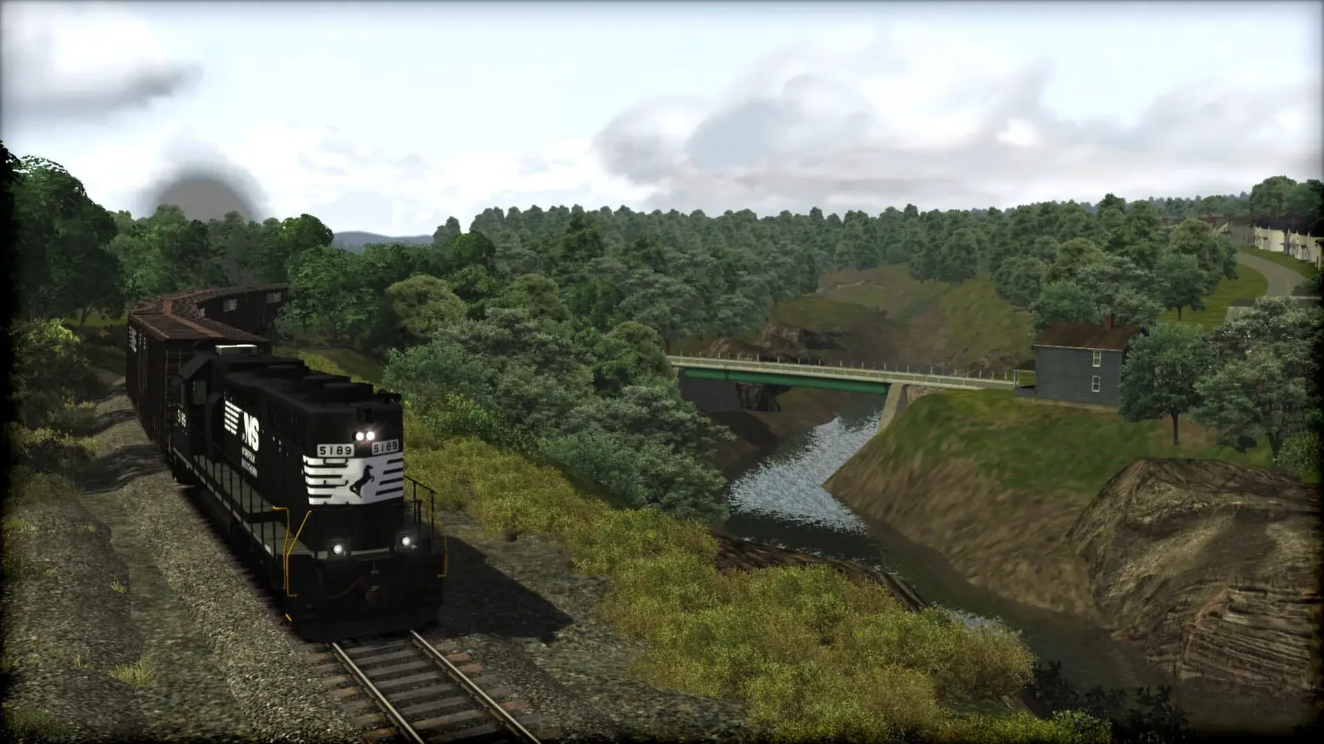 Train Simulator: Norfolk Southern GP38-2 High Hood Loco Add-On - akcja w grze