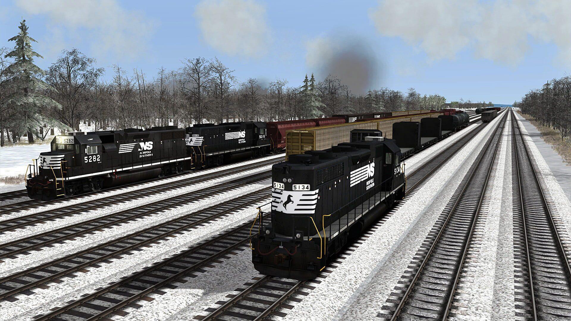 Train Simulator: Norfolk Southern N-Line Route Add-On - akcja w grze