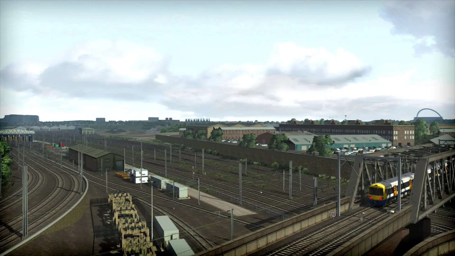 Train Simulator: North London Line Route Add-On - świat gry, lokacja