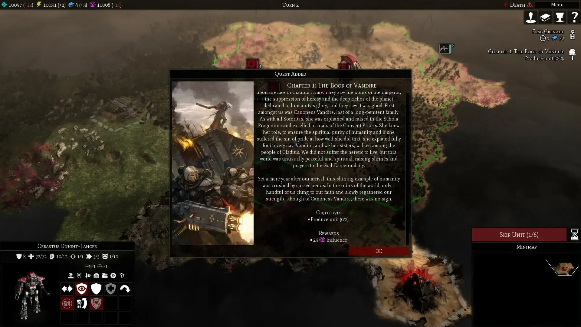 Warhammer 40,000: Gladius - Relics of War: Adepta Sororitas - akcja w grze