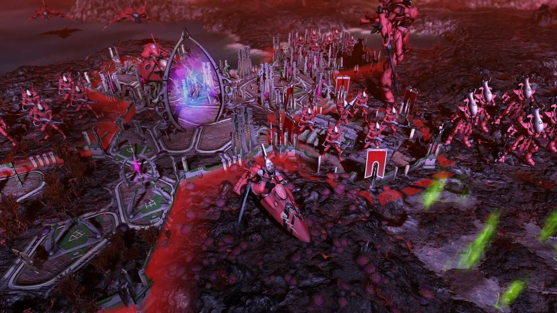 Warhammer 40,000: Gladius - Relics of War: Craftworld Aeldari - gameplay screenshot